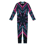 Dark Cloud Kaleidoscope Print Jumpsuit