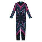 Dark Cloud Kaleidoscope Print Jumpsuit