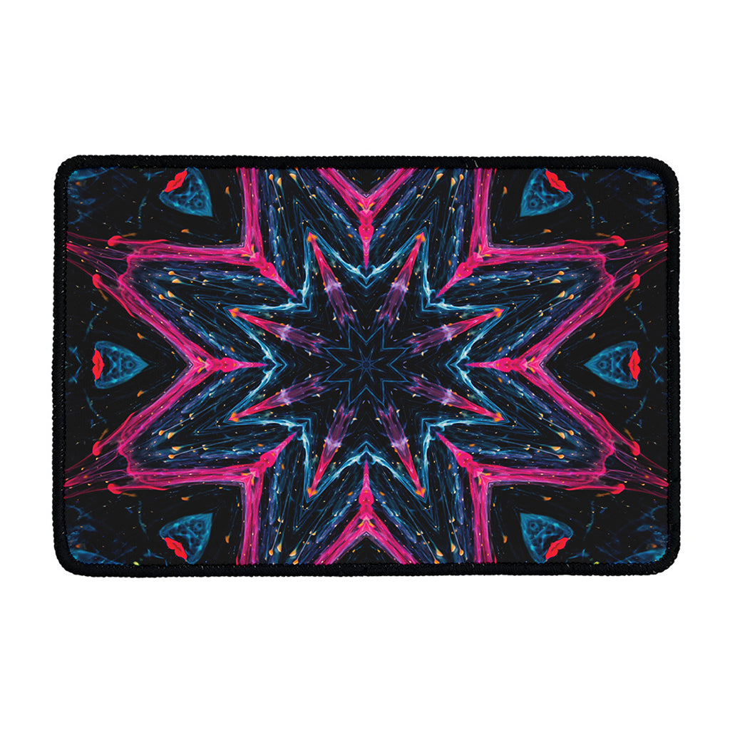 Dark Cloud Kaleidoscope Print Kitchen Mat