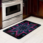 Dark Cloud Kaleidoscope Print Kitchen Mat