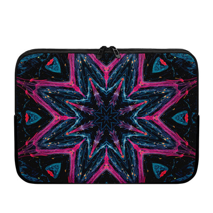 Dark Cloud Kaleidoscope Print Laptop Sleeve