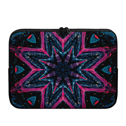 Dark Cloud Kaleidoscope Print Laptop Sleeve