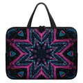 Dark Cloud Kaleidoscope Print Laptop Sleeve With Handle