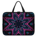 Dark Cloud Kaleidoscope Print Laptop Sleeve With Handle