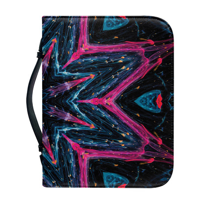Dark Cloud Kaleidoscope Print Leather Bible Cover