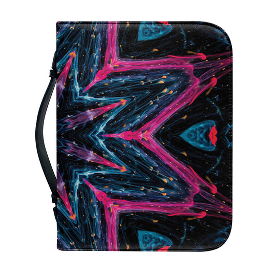 Dark Cloud Kaleidoscope Print Leather Bible Cover
