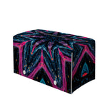 Dark Cloud Kaleidoscope Print Leather Tissue Box Cover