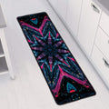 Dark Cloud Kaleidoscope Print Long Kitchen Mat