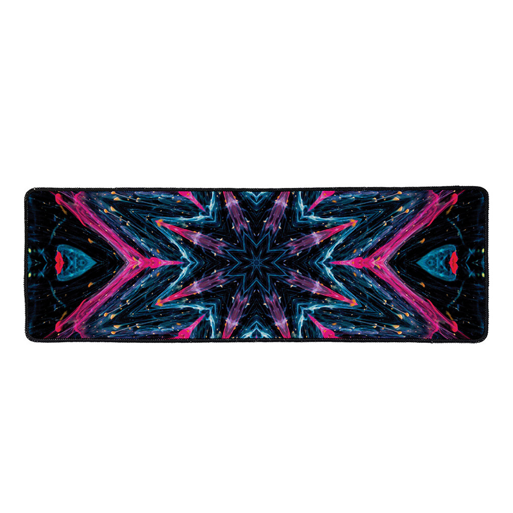 Dark Cloud Kaleidoscope Print Long Kitchen Mat