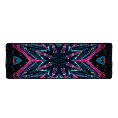 Dark Cloud Kaleidoscope Print Long Kitchen Mat