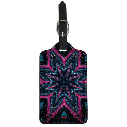Dark Cloud Kaleidoscope Print Luggage Tag