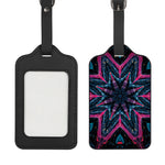 Dark Cloud Kaleidoscope Print Luggage Tag