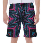 Dark Cloud Kaleidoscope Print Men's Beach Shorts