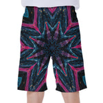 Dark Cloud Kaleidoscope Print Men's Beach Shorts