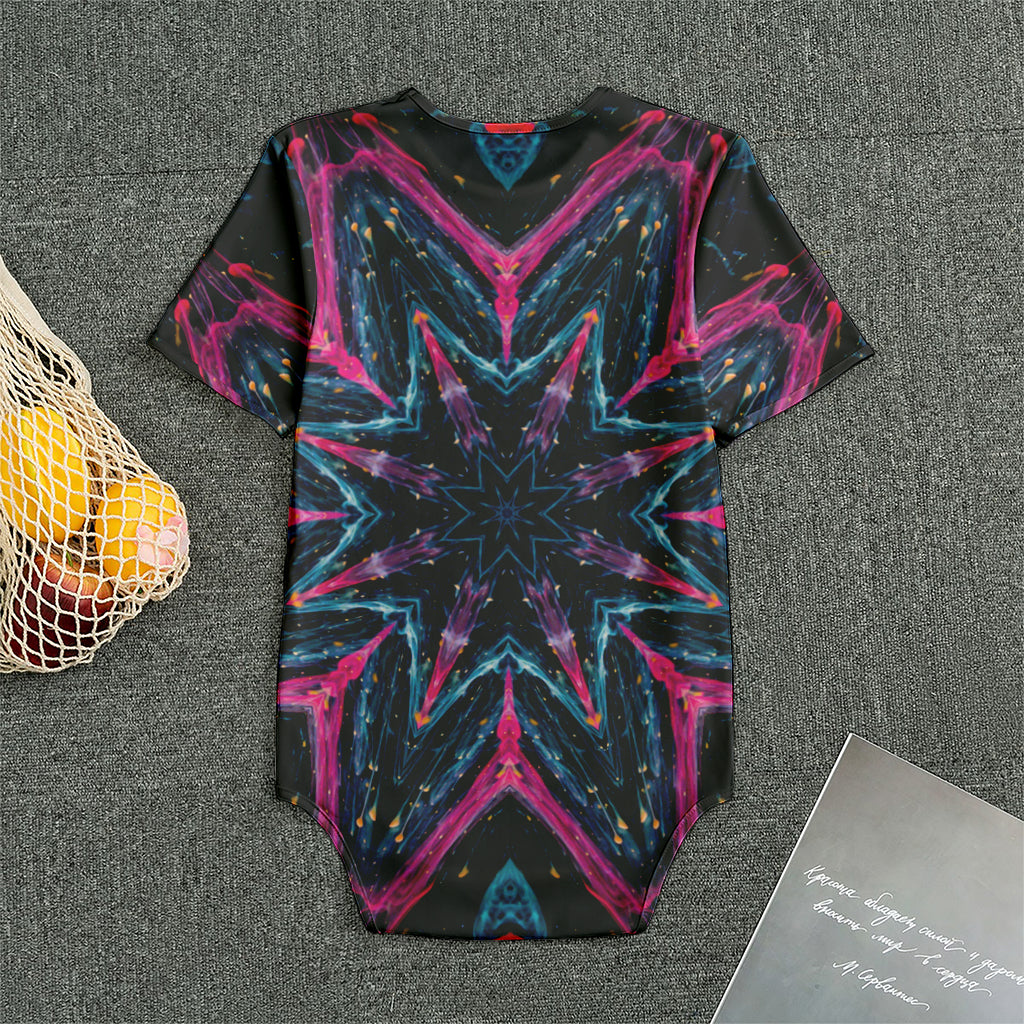 Dark Cloud Kaleidoscope Print Men's Bodysuit