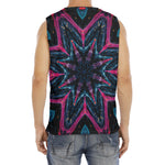 Dark Cloud Kaleidoscope Print Men's Fitness Tank Top