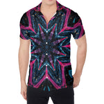 Dark Cloud Kaleidoscope Print Men's Shirt