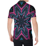 Dark Cloud Kaleidoscope Print Men's Shirt
