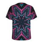 Dark Cloud Kaleidoscope Print Men's Sports T-Shirt