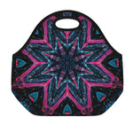 Dark Cloud Kaleidoscope Print Neoprene Lunch Bag