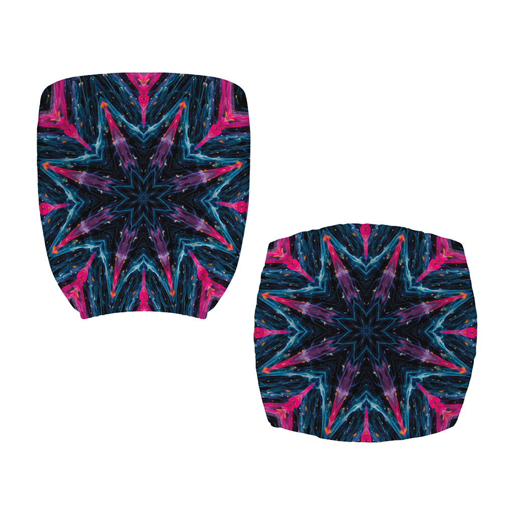 Dark Cloud Kaleidoscope Print Office Chair Cover