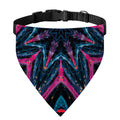 Dark Cloud Kaleidoscope Print Over The Collar Dog Bandana