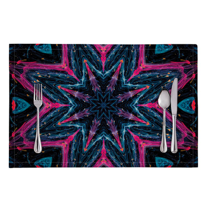 Dark Cloud Kaleidoscope Print Placemat