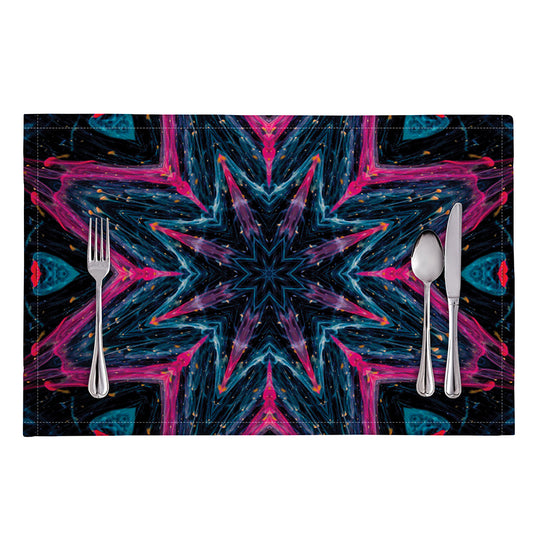 Dark Cloud Kaleidoscope Print Placemat
