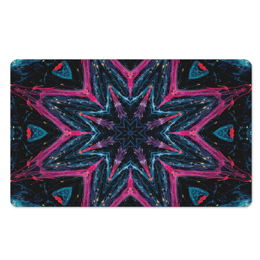 Dark Cloud Kaleidoscope Print Polyester Doormat