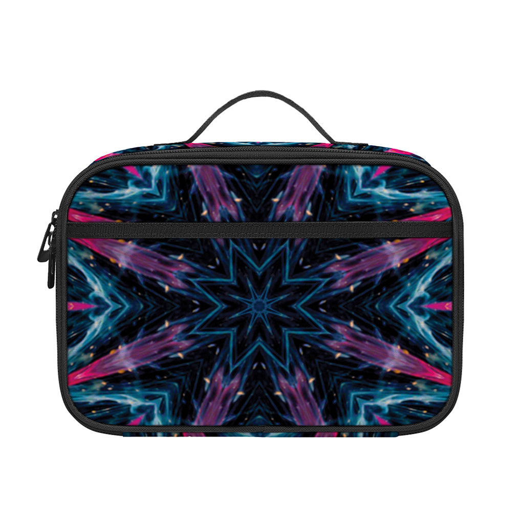 Dark Cloud Kaleidoscope Print Portable Lunch Bag