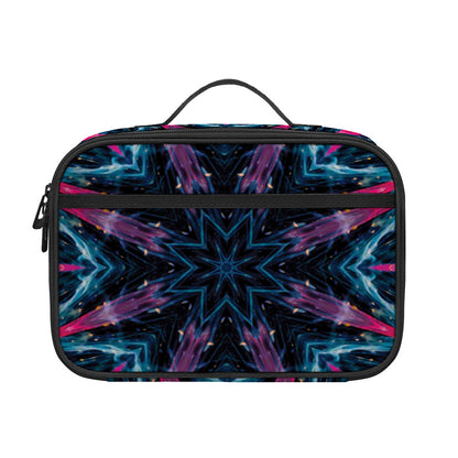 Dark Cloud Kaleidoscope Print Portable Lunch Bag