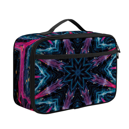 Dark Cloud Kaleidoscope Print Portable Lunch Bag