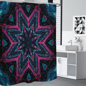 Dark Cloud Kaleidoscope Print Premium Shower Curtain