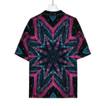 Dark Cloud Kaleidoscope Print Rayon Hawaiian Shirt