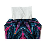 Dark Cloud Kaleidoscope Print Rectangle Tissue Box Cover