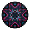 Dark Cloud Kaleidoscope Print Round Blanket