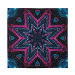 Dark Cloud Kaleidoscope Print Silk Bandana