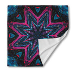 Dark Cloud Kaleidoscope Print Silk Bandana