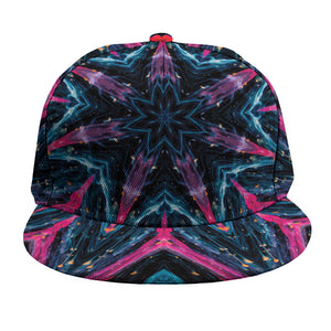 Dark Cloud Kaleidoscope Print Snapback Cap