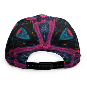 Dark Cloud Kaleidoscope Print Snapback Cap