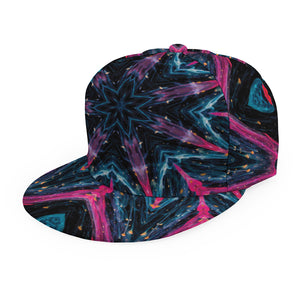 Dark Cloud Kaleidoscope Print Snapback Cap