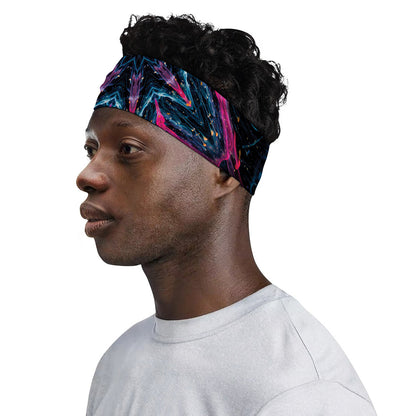 Dark Cloud Kaleidoscope Print Sports Headband