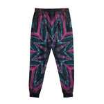 Dark Cloud Kaleidoscope Print Sweatpants