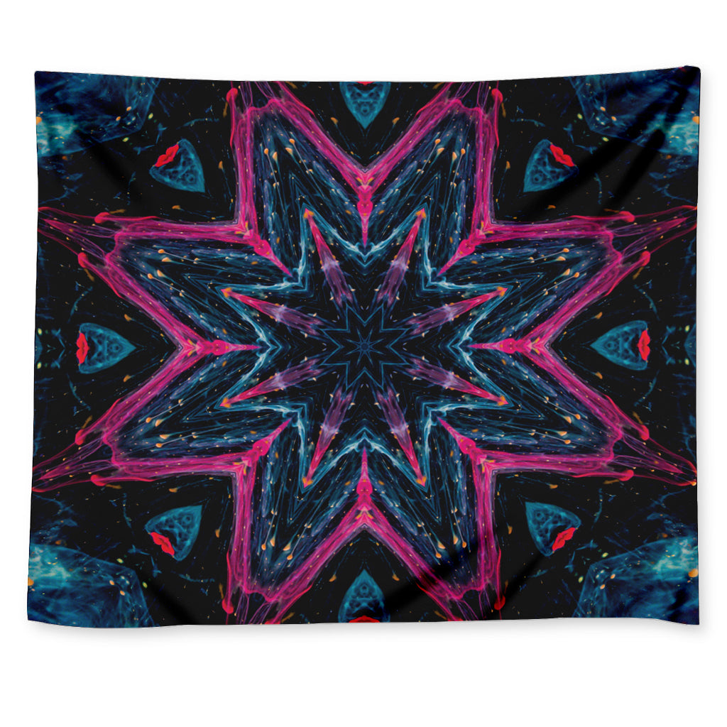 Dark Cloud Kaleidoscope Print Tapestry