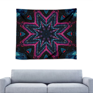 Dark Cloud Kaleidoscope Print Tapestry