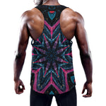 Dark Cloud Kaleidoscope Print Training Tank Top