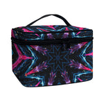 Dark Cloud Kaleidoscope Print Travel Makeup Bag