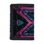 Dark Cloud Kaleidoscope Print Trifold Wallet