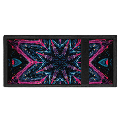 Dark Cloud Kaleidoscope Print Trifold Wallet