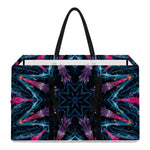 Dark Cloud Kaleidoscope Print Utility Tote Bag